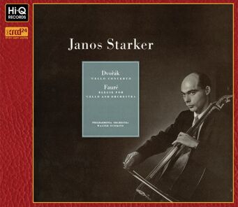 Dvořák : Concerto in B Minor Op.104, Fauré : Élégie Op.24 Janos Starker, Walter Susskind, Philharmonia Orchestra - płyta CD XRCD24