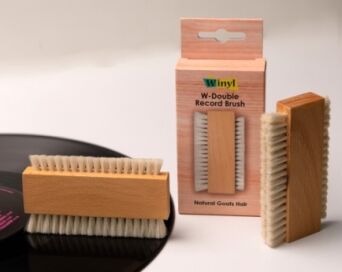 WINYL - W-DOUBLE RECORD BRUSH - szczotka do płyt winylowych