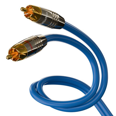 Melodika SB2R Kabel 2xRCA - 2x RCA Sky Blue