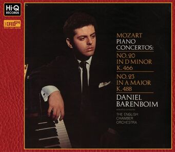 "Mozart : Piano Concertos No.20 in D Minor, K.466 No.23 in A Major, K.488" Daniel Barenboim (Piano) - płyta CD XRCD24