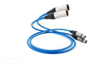 Melodika SB2X Kabel / Interkonekt 2xXLR - 2x XLR Sky Blue