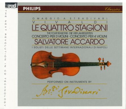 Vivaldi : Four Seasons, Op.8 Salvatore Accardo (Violin),I Solisti Delle Settimane Internazionali Di Napoli - płyta CD XRCD24