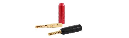 Atlas Z-plug Achromatic Fit Wtyk bananowy do kabli głośnikowych - 1szt